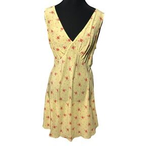 Réalisation Par Isabelli Mini Slip Dress Verona Print Cottage Fairy Women M